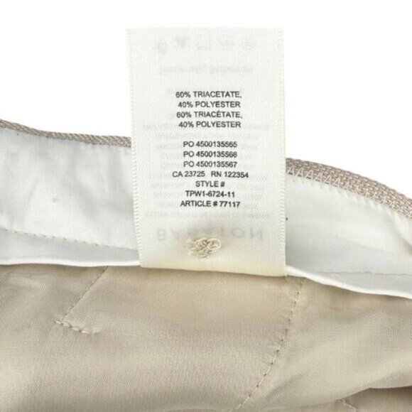 Aritzia Babaton Borna Longline Pleated Shorts In Denude Size 2 - Picture 5 of 6